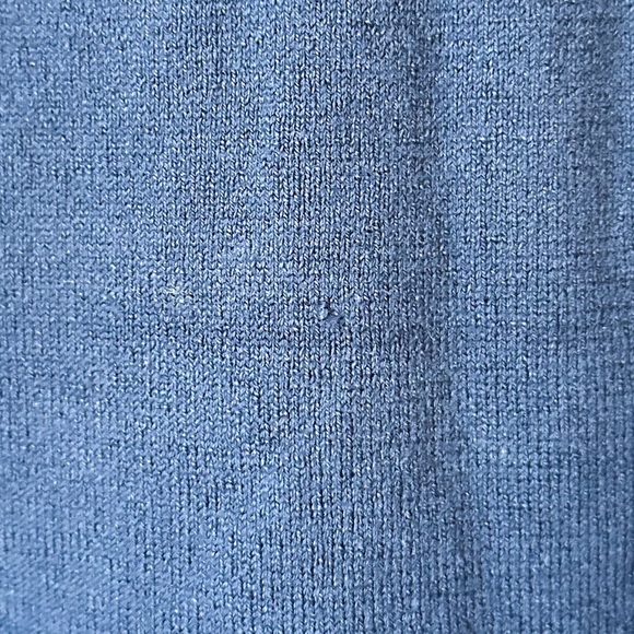 NWT Sail to Sable Textured Fringe Short Sleeve A Line Knee Length Dress Navy M - Picture 12 of 12